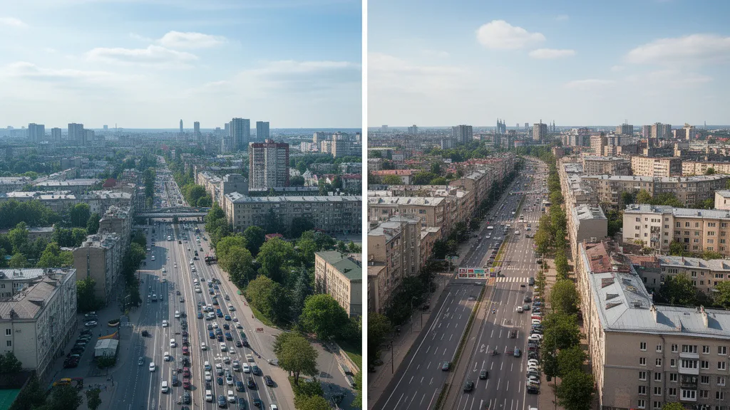 Porównanie rozwoju infrastruktury w polskich ośrodkach miejskich