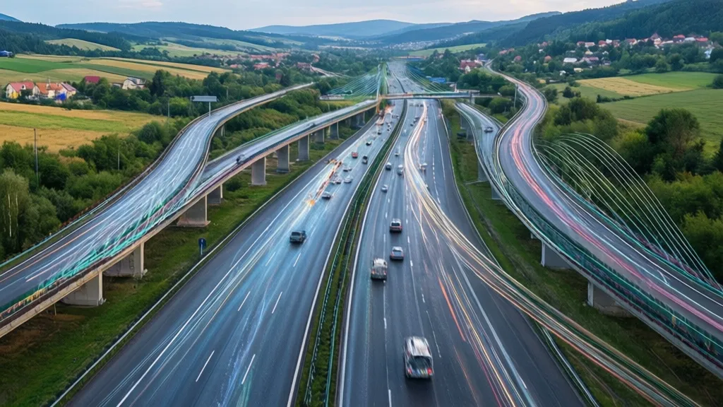 Analiza porównawcza rozwoju infrastruktury drogowej w regionie
